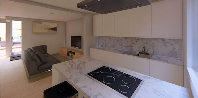 cocina encimera reformas integrales barcelona